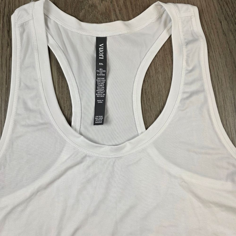 Vuori Lux Performance Raceback Tank Top Size XXL - Picture 2 of 7